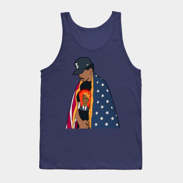 Chance The All-American Rapper Tank Top by Riki Prosper